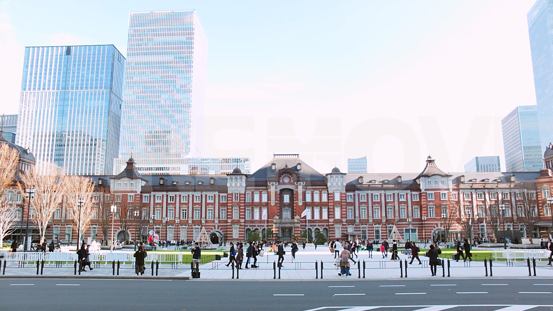 動画素材 M0165 東京駅丸の内口駅舎のhd動画素材 商用利用可能で無料でダウンロードできる フリー動画 写真 ｃｇ素材のテイクムーヴ